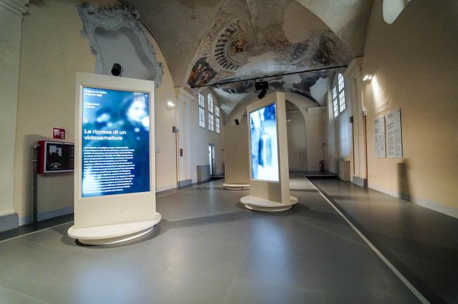 View of the interactive panels in Area A15 of the MEI exhibition itinerary View of the interactive panels in Area A15 of the MEI exhibition itinerary
